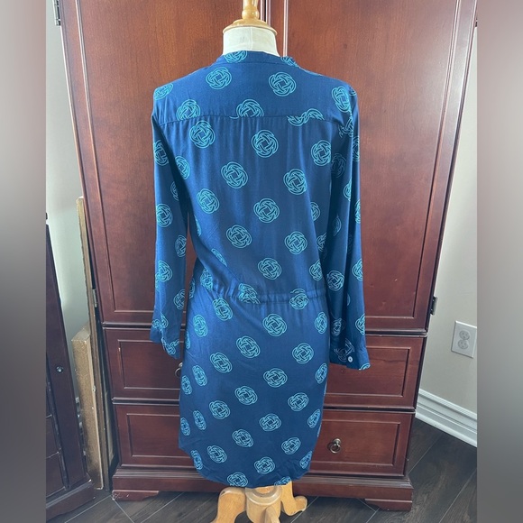 Escapada Dress blue printed size small - Picture 3 of 5